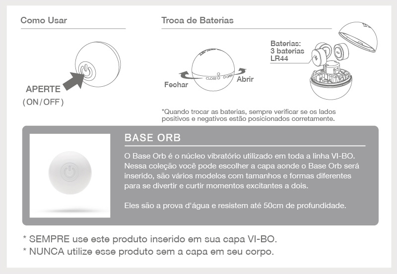 VI-BO - RING ORB - Vibrador Multi-uso da TENGA