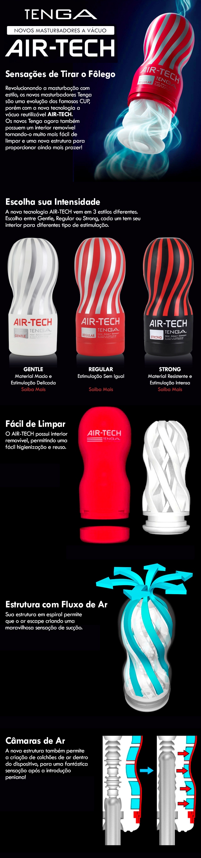 Masturbador Tenga Air-Tech - Regular